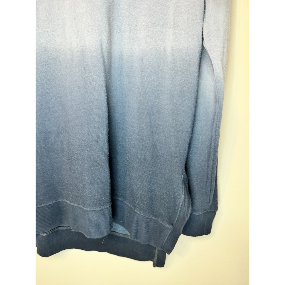 American Eagle Womens Blue Ombre Long Sleeve Sweater With Slit Sides Size Small - Picture 5 of 12